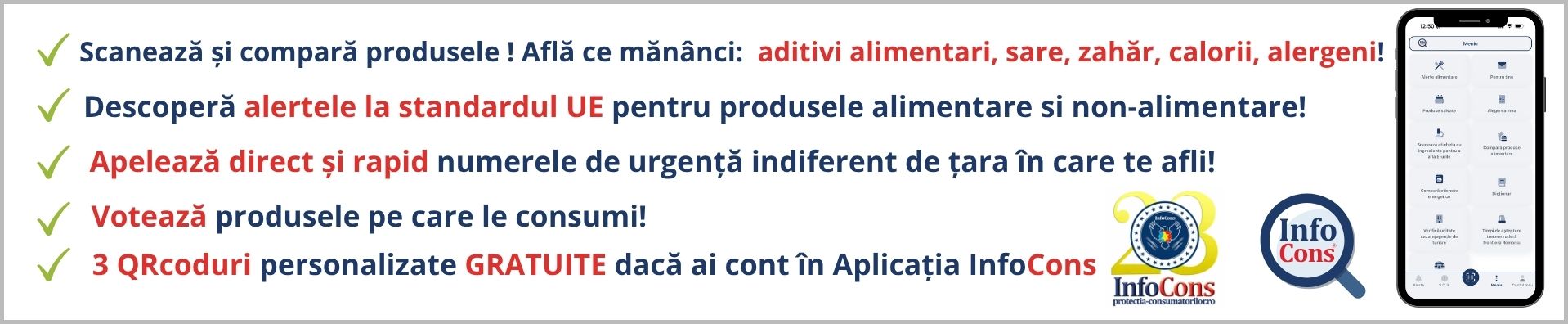 Aplicatia InfoCons - Protectia Consumatorilor